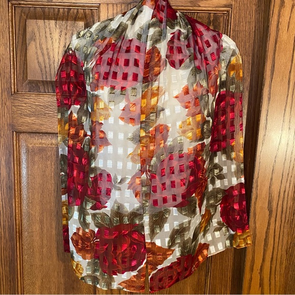 3 Oblong Scarf Assortment Brown Neutral - Picture 3 of 10